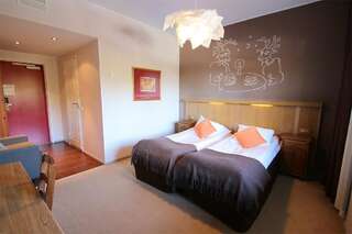 Отель Hotel Hullu Poro Леви Стандартный двухместный номер с 2 отдельными кроватями и ванной-7